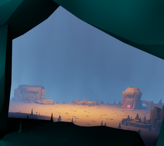 Path to West Mine Ashen Cavern