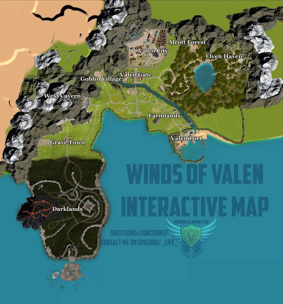 Interactive map of Winds of Valen